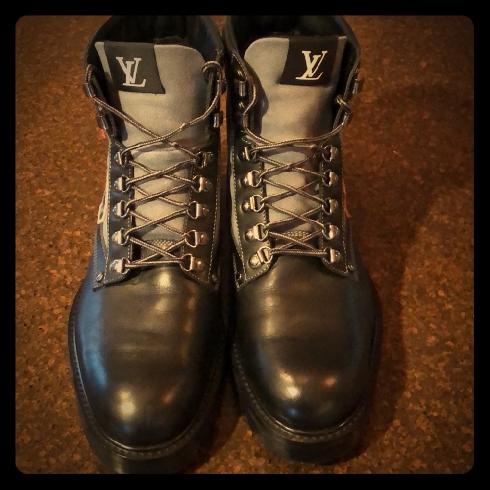 Louis Vuitton boots. Worn once.
